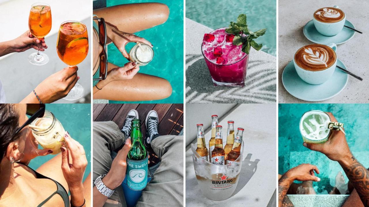 Swell Hotel, Pool Bar & Restaurant Tanah Lot Exteriör bild