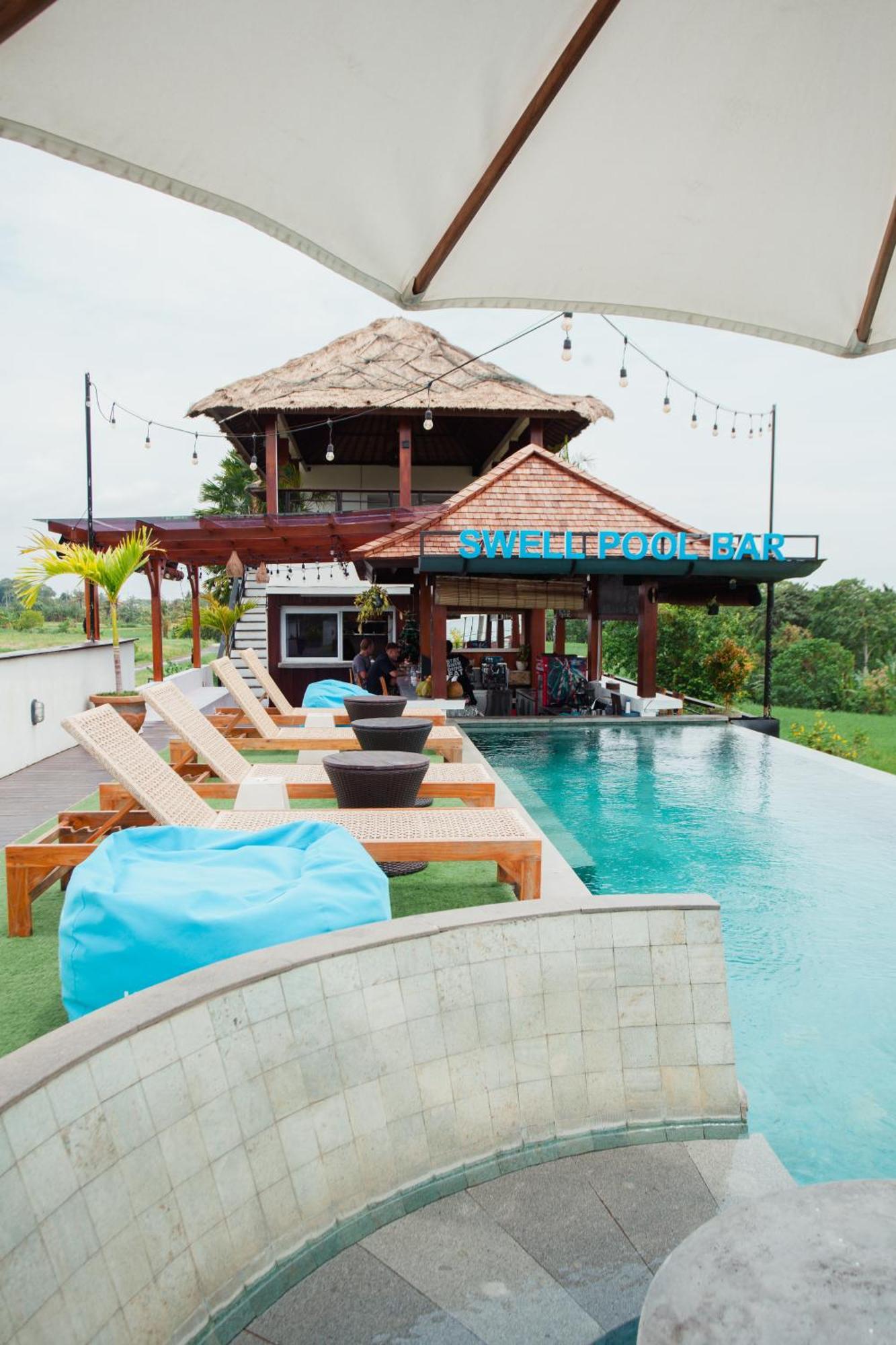 Swell Hotel, Pool Bar & Restaurant Tanah Lot Exteriör bild